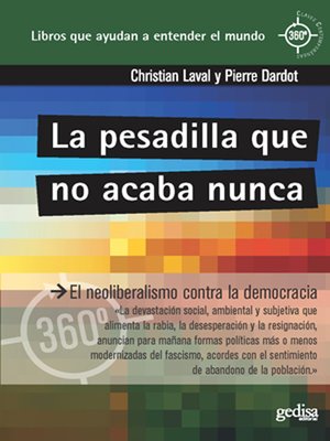 cover image of La pesadilla que no se acaba nunca